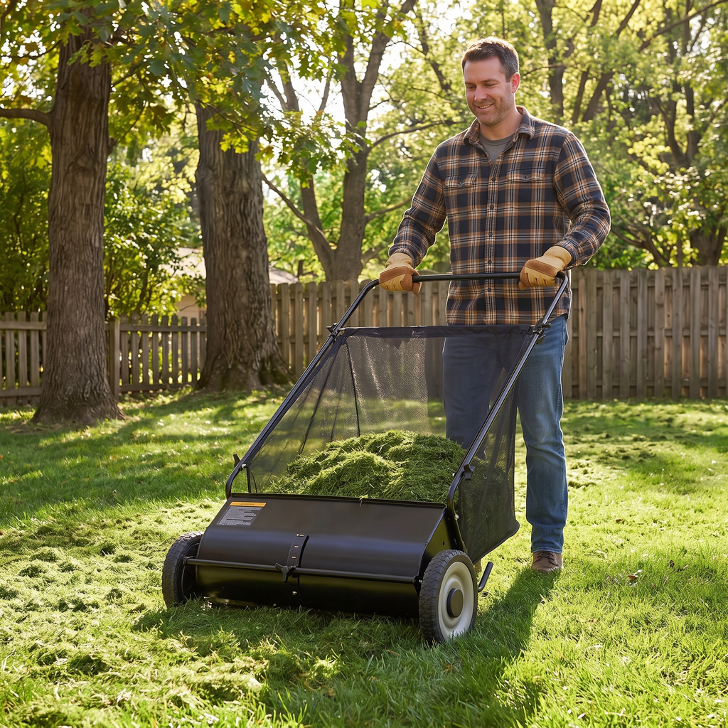 26" Push Lawn Sweeper