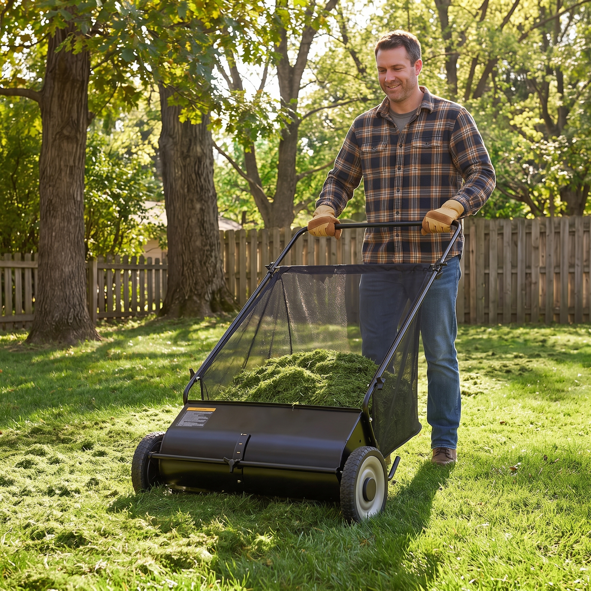26" Push Lawn Sweeper